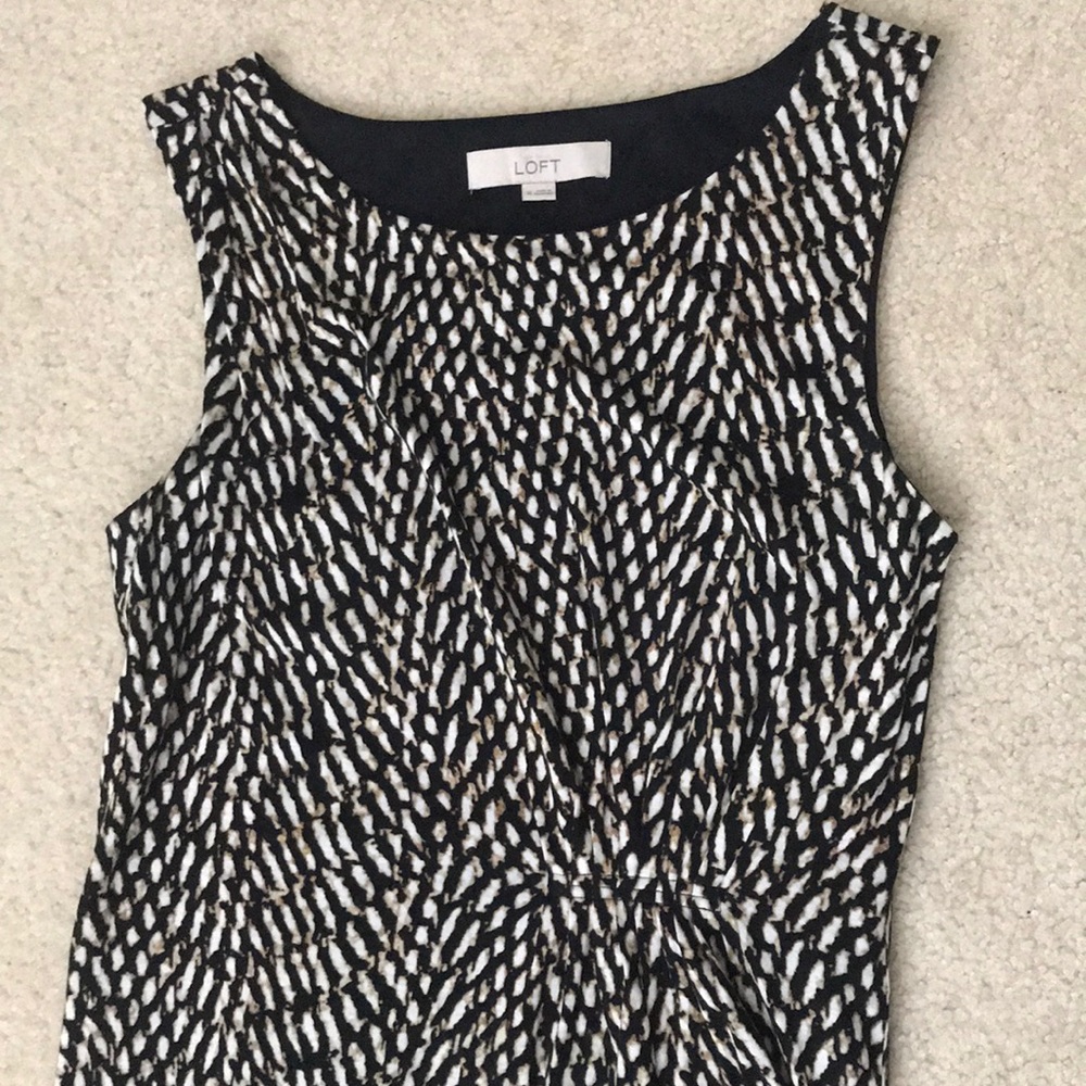 NWOT loft animal print dress.